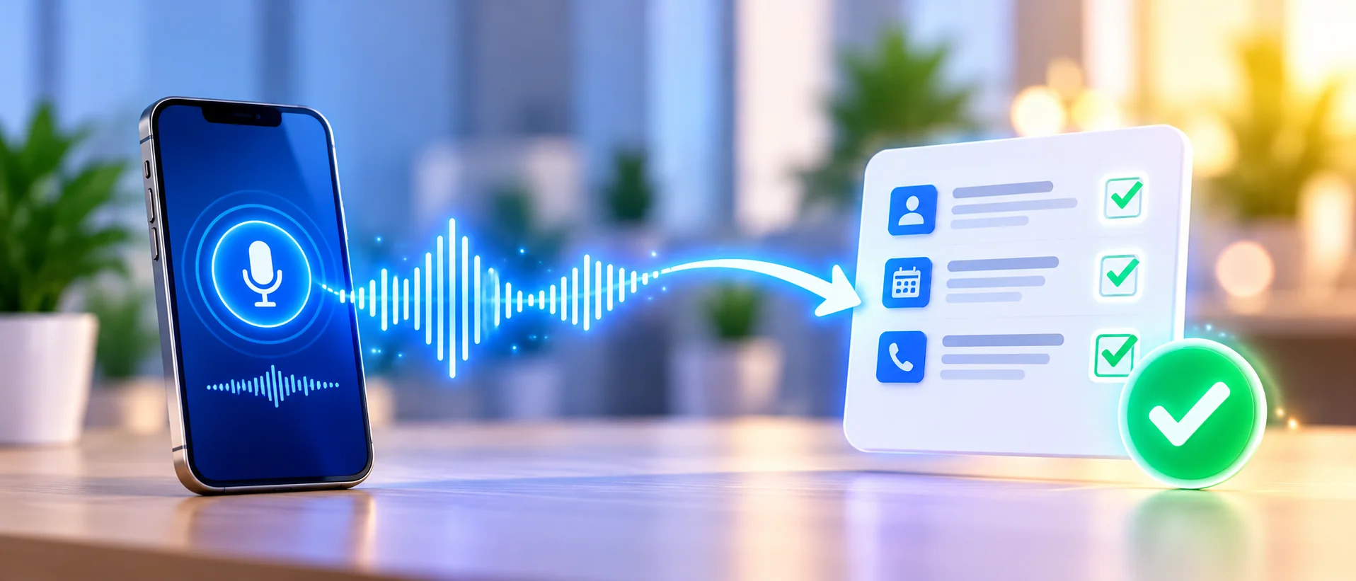 Voice call flow with consent checkpoint