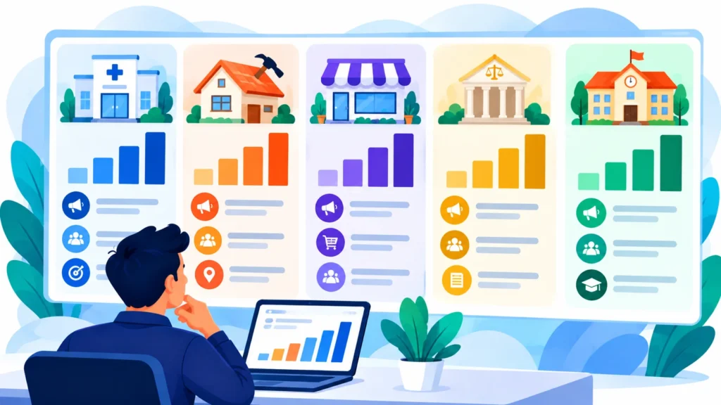 Advertising budget by industry overview