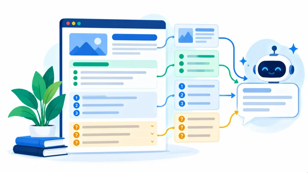 Structuring content so AI search can use it