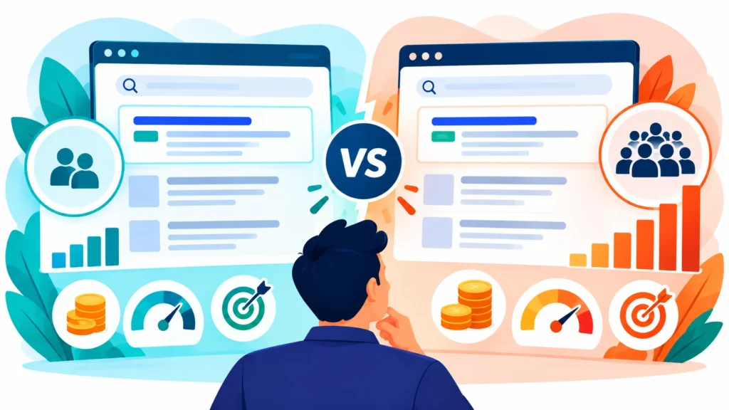 Bing Ads versus Google Ads comparison