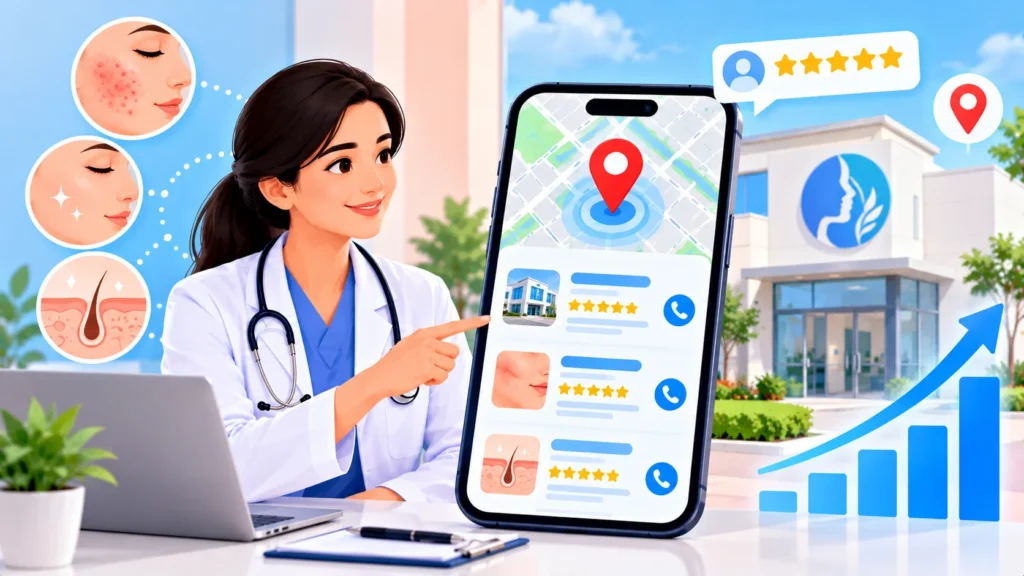 Dermatology SEO for local patient searches