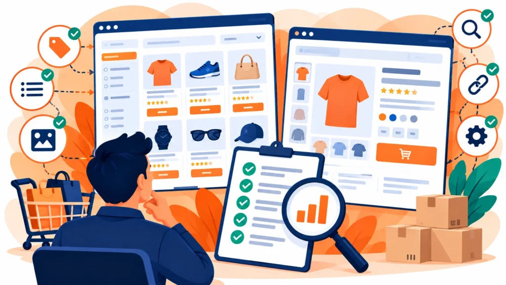 Ecommerce SEO checklist for product and category pages