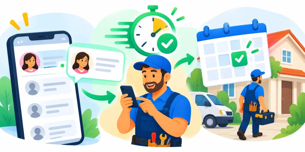 Fast response to home service leads