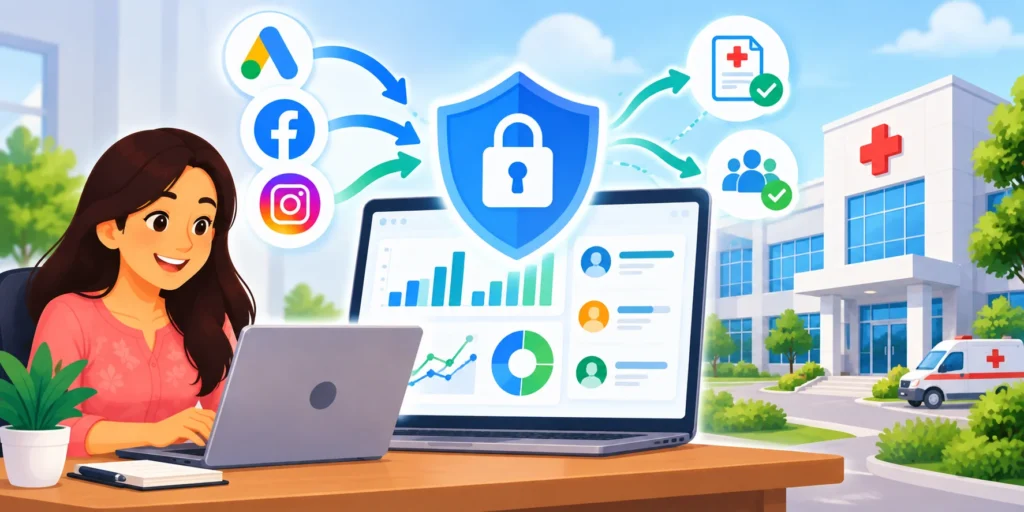 Privacy and compliance in hospital ad tracking