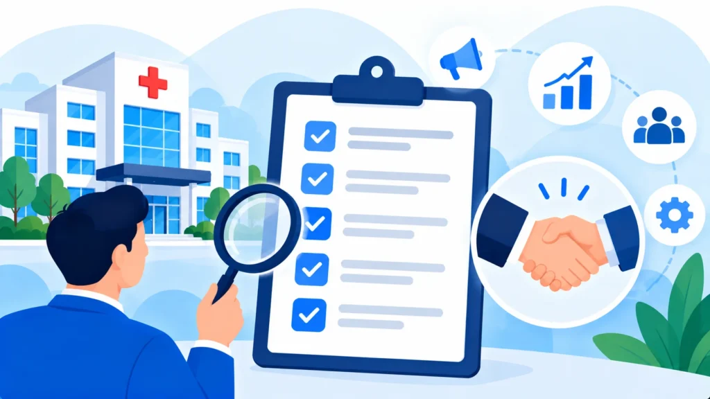 Checklist for choosing a hospital marketing agency