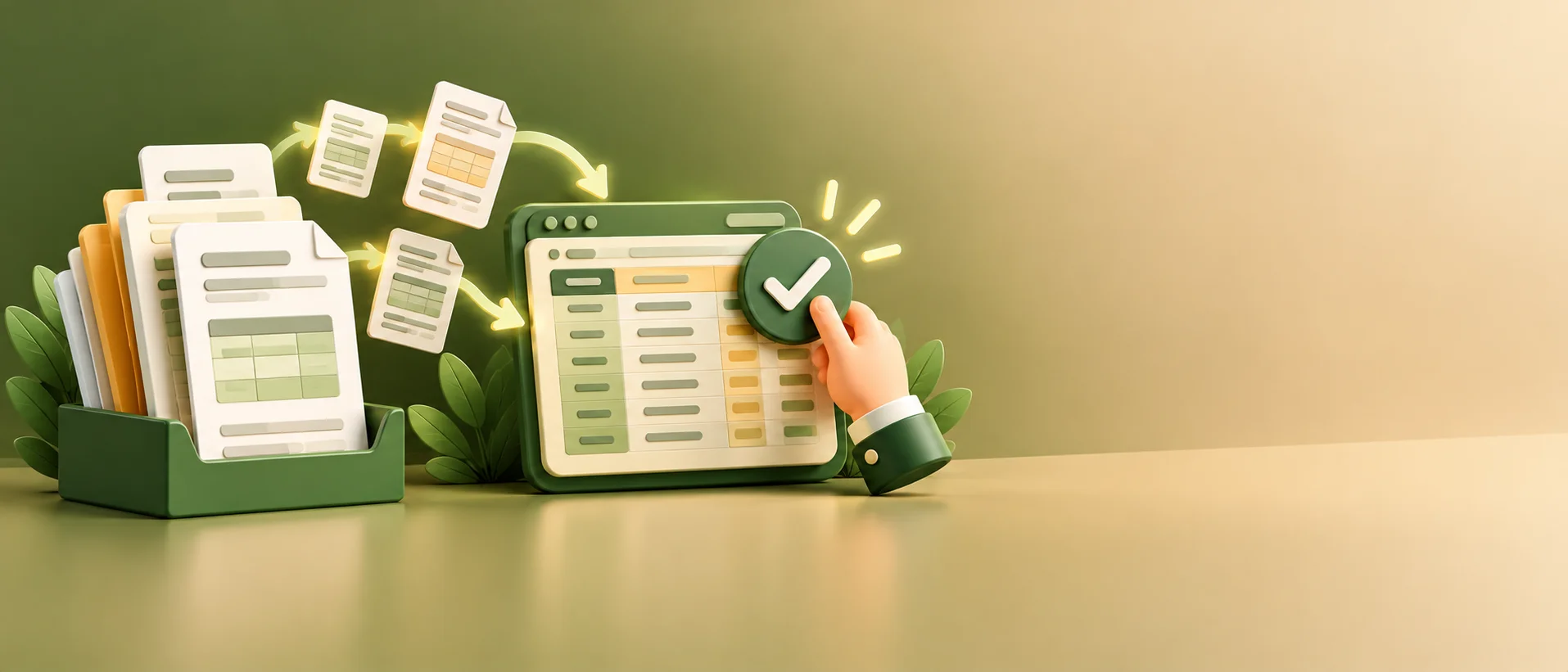 Documents processed into ledger with human approval
