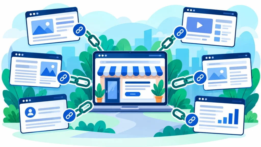 Link building for a small business website
