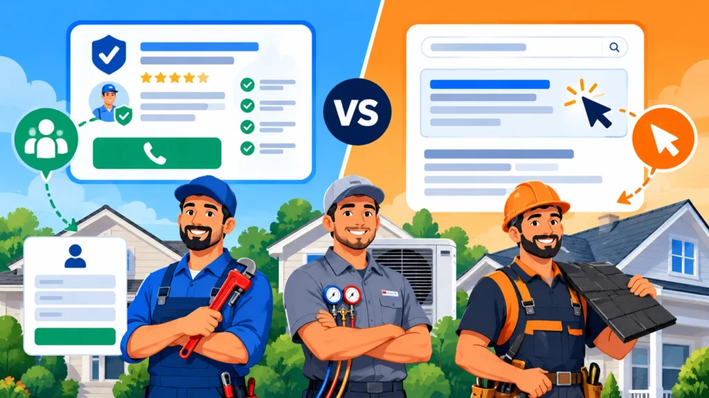Local Services Ads versus Google Ads for home service businesses