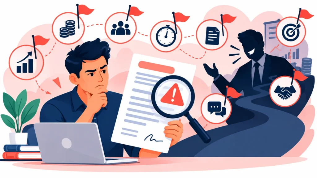 Red flags when hiring a marketing agency