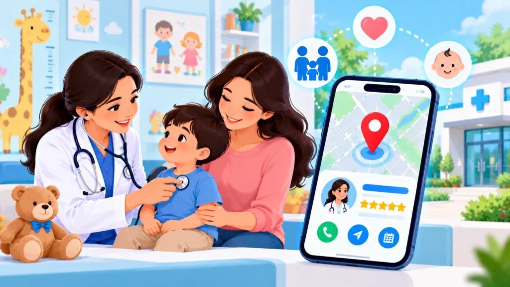 Pediatrician marketing to help parents find a practice