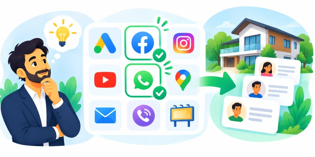 Choosing two lead generation channels to start