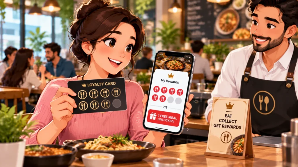 Restaurant loyalty rewards program