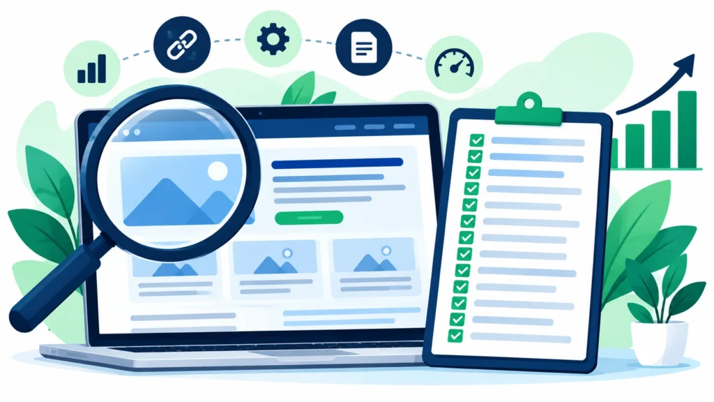 SEO audit checklist for a business website