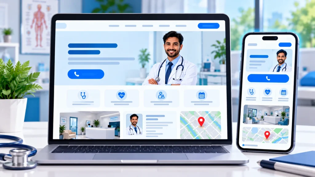 Website for a doctor's private practice